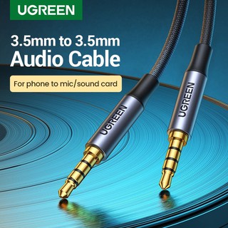 Ugreen 3.5 to 3.5 Audio Cable Aux 4 pole trrs mic support รองรับไมค์