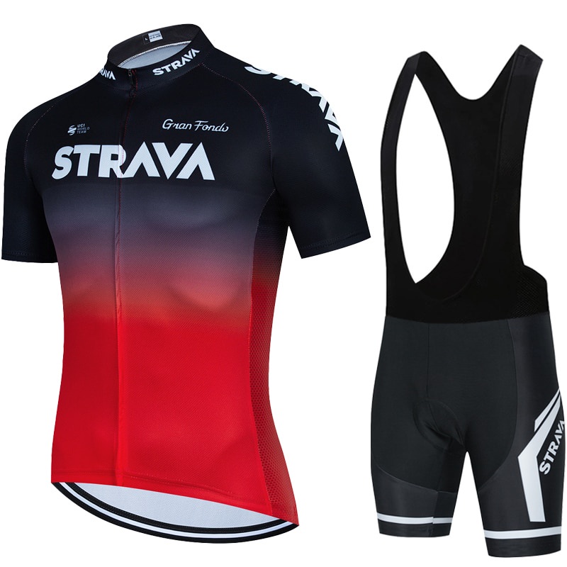 COD In Stock 2022 Short Sleeve STRAVA Cycling Cycling Shirt SET Mountain Bike moisture wicking Bike 