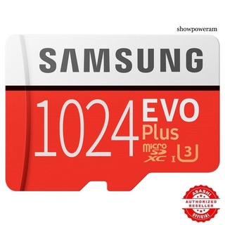 Sp Samsung EVO แฟลชการ์ดหน่วยความจํา ความเร็วสูง 1T 512GB TF สําหรับกล้องวิดีโอ โทรศัพท์ แท็บเล็ต และอะแดปเตอร์