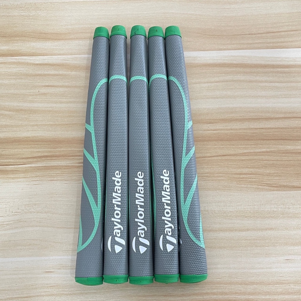 กริปไม้กอล์ฟพัตเตอร์ TM (GTM007) สีเทาแถบเขียว Grip Golf Putter New Product