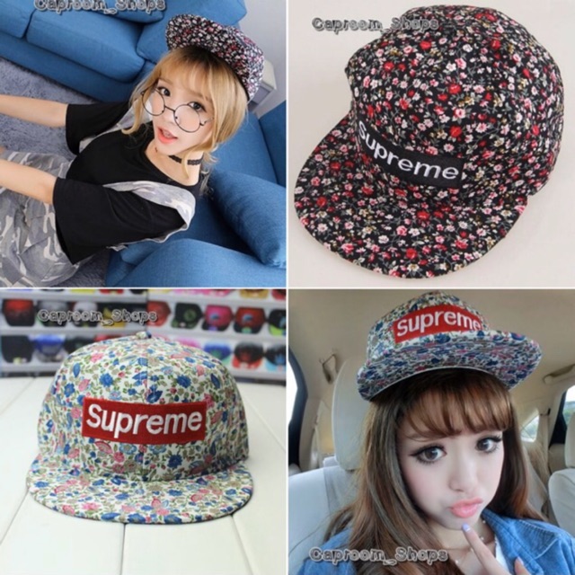 Cap_Supreme (หมวกแฟชั่นสไตล์เกาหลี ราคาถูก)