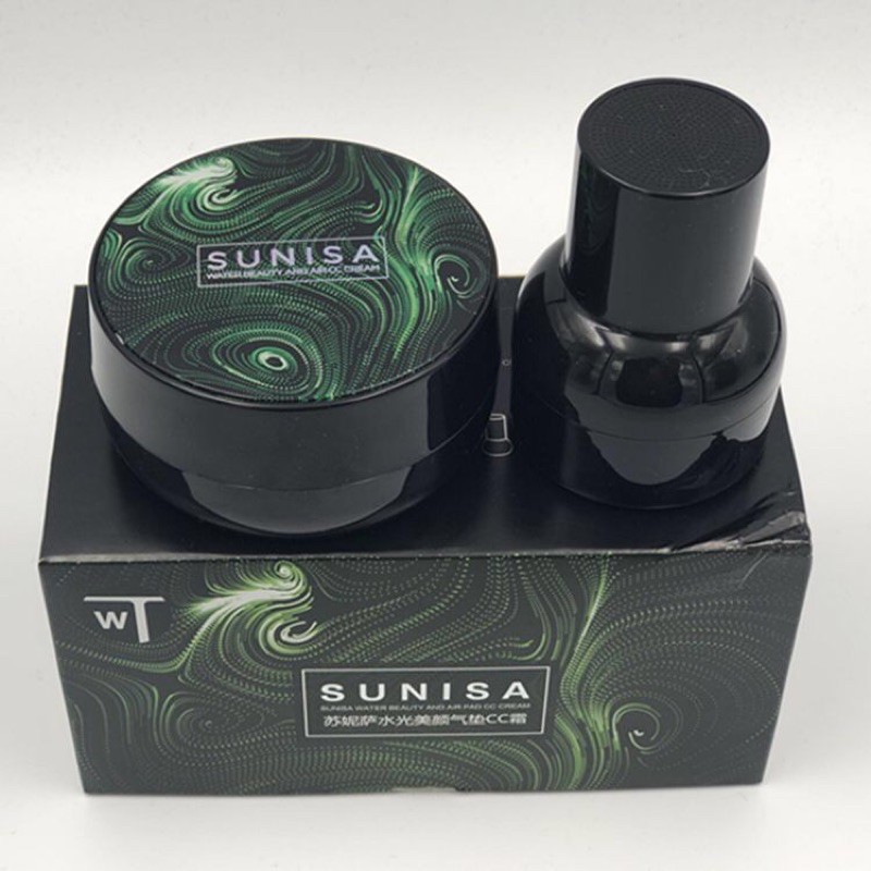 Sunisa cc cream คุชชั่นซีซีครีม แปรงหัวเห็ด คุชชั่น รองพื้น คุชชั่นหัวเห็ด