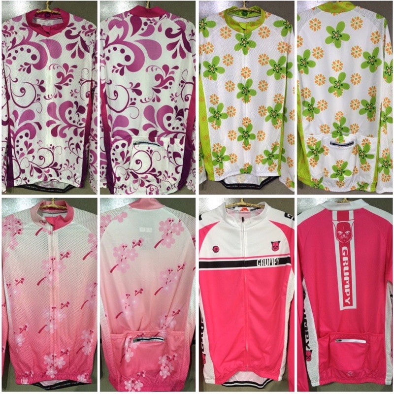 เสื้อปั่นจักรยานแขนยาว ราคาถูก มีให้เลือก 4 ลาย(1)