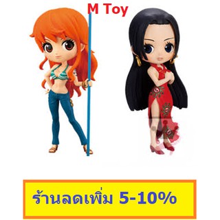 ฟิกเกอร์แท้ JP มือ1 BANPRESTO One Piece แมวทอง Q posket NAMI  , BOA HANCOCK special color ver. ONEPIECE