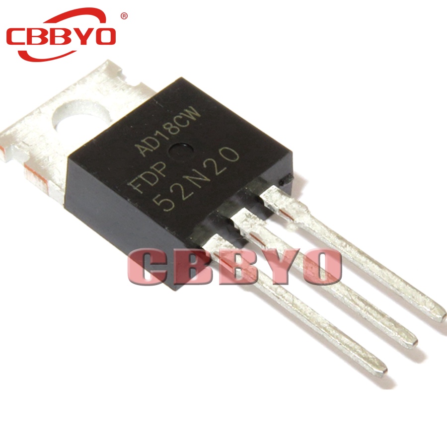 10 ชิ้น FDP52N20 TO-220 52N20 ยี่ห้อใหม่