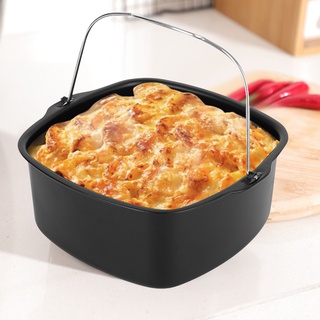 ◇Non-stick Cake Baking Tray Basket Airfryer for Philips Baking Dish Pan Air Fryer Kitchen Air Fryer Accessories Baking B