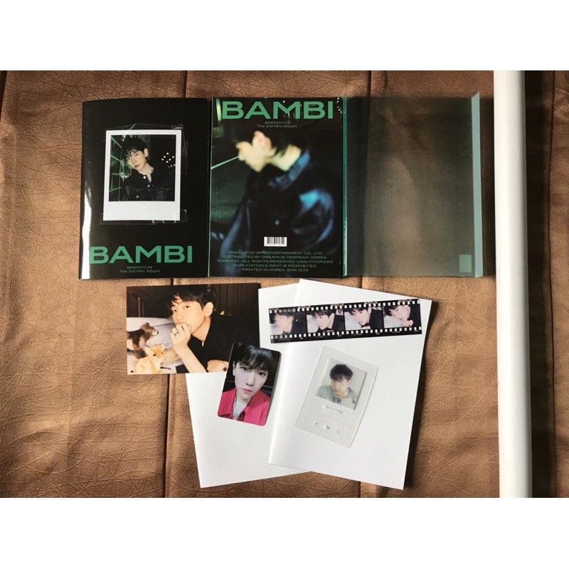 BAEKHYUN UNSEALED FULLSET BAMBI ALBUM