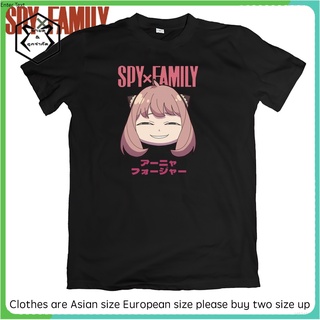 【Hot】เสื้อยืดแขนสั้นลําลอง ทรงหลวม พิมพ์ลายกราฟฟิคอนิเมะ Csp SPY x FAMILY Anya Forger พลัสไซซ์ สําหรับผู้ชาย และผู้หญิง