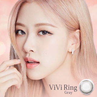 (ลดทันที45.-โค้ดช้อปปี้T4XMY29B) 🖤💖 Blackpink x Olens รุ่น Vivi ring Gray สีเทาละมุนมาก สวยเนียนสุดแบบโรเซ่ค่า💕