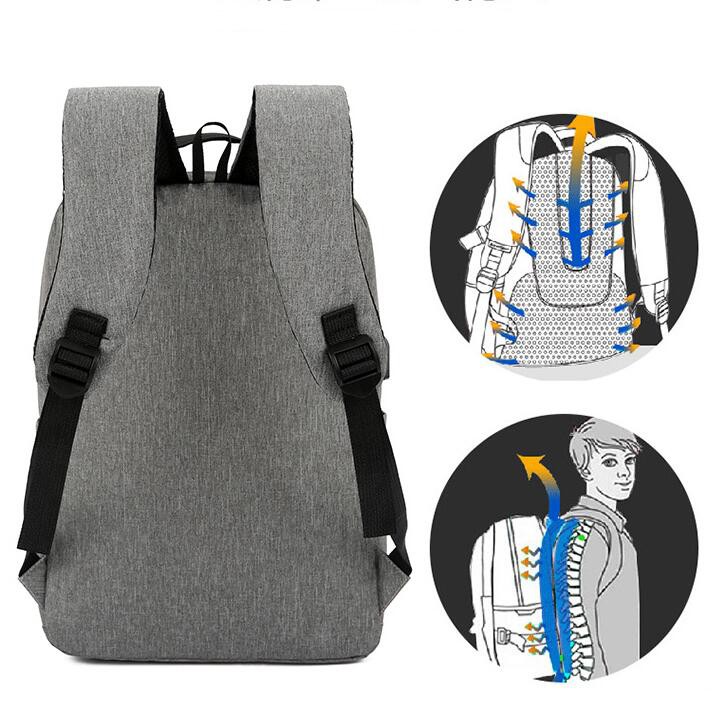 พร้อมส่ง Quilla กระเป๋าเป้เหมาะทั้งผู้หญิงและผู้ชาย Set of 3 Premium Quality Men's Backpack Slingbag(FL0-18)