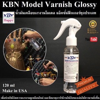 Model Varnish Glossy น้ำมันเคลือบงานโมเดลทุกประเภท ช่วยป้องกันสีซีด แก้คราบเหนียว และยืดอายุการให้งานโมเดล