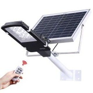 SOLAR LED STREET LIGHT โคมไฟถนนโซล่าร์เซลล์ กำลังไฟ 30 วัตต์ พร้อมขายึดแผงโซล่าร์และขายึดเสาไฟ