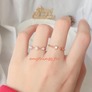 anythingg_th| แหวนเงินแท้925 พลอยเรียงสามเม็ดความหมายดีมากก💍🌷