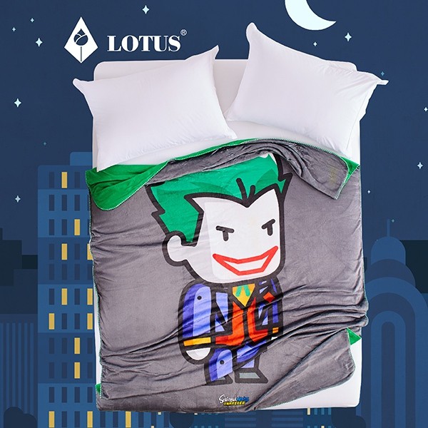 Lotus ผ้าห่มรุ่น Eco Fur รุ่น Scribblenauts ~ป้องกันโรคภูมิแพ้ **ขนาด 60x80 นิ้ว ส่งฟรี