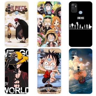 เคส ออปโป้ OPPO A53 A32 A33 2020 A53S A11S 4G Case การ์ตูน One Piece เคสซิลิโคน Soft TPU โทรศัพท์มือถือ Back เคส