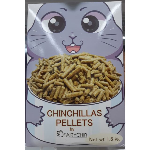 chinchilla pellet food by fairychin 1.6 kg.