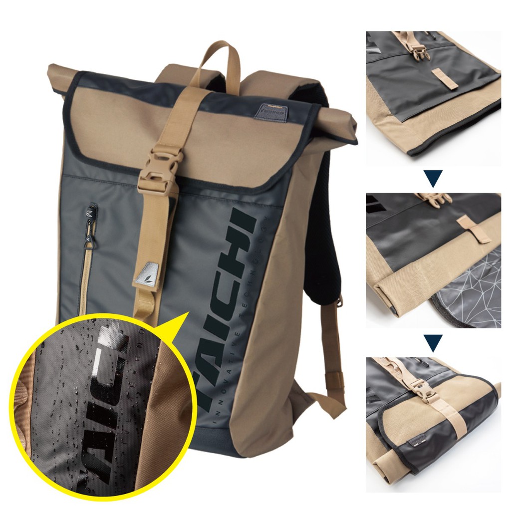TAICHI กระเป๋าเป้กันน้ำ รุ่น RSB278 WATERPROOF BACK PACK รุ่นยอดนิยมสำหรับไบค์เกอร์