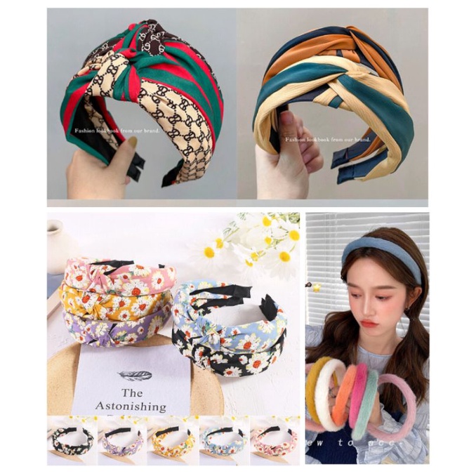 A090 [พร้อมส่งจากไทย] ที่คาด กิ๊บติดผม ยางรัดผม