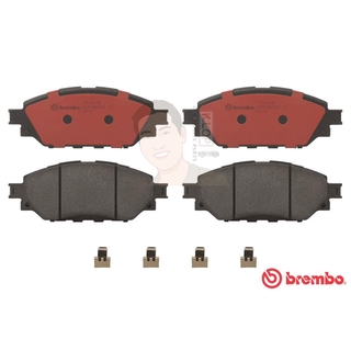 P83 167C ผ้าเบรก F (แท้ BREMBO รุ่น Ceramic) TOYOTA ไฮลักซ์ รีโว่ REVO 4x2 (เตี้ย) ปี2015-&gt;