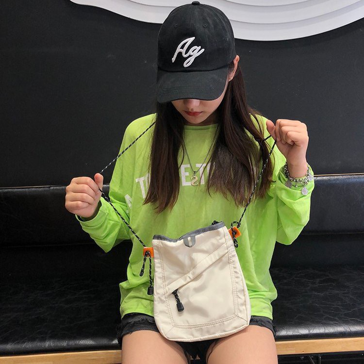 bag_1(BAG1653) H1กระเป๋าผ้าสะพายข้างสายเชือก Sacoche Bagแฟชั่น