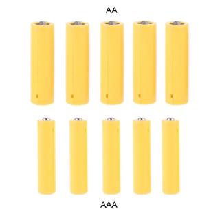 แบตเตอรี่ aa aaa size dummy ชุดกล่องทรงกระบอก 5 ชิ้น