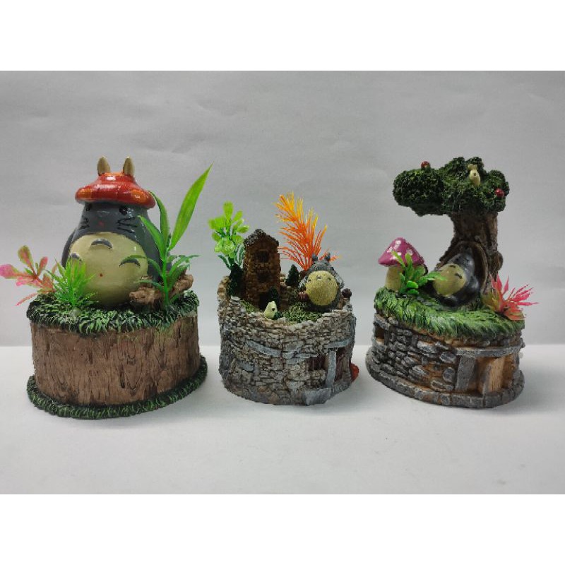 TOTORO CARTOON AQUARIUM FISH TANK DECORATION