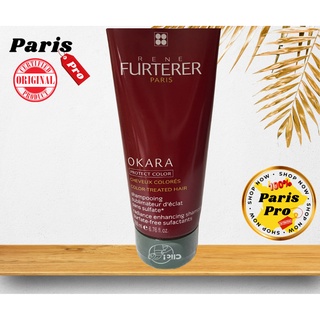 แชมพูปกป้องสีผม Rene Furterrer Okara Protect Color Shampoo 200ml  เรเน เฟอร์เตอเรอ [TESTER] สินค้าทดลอง จากฝรั่งเศส