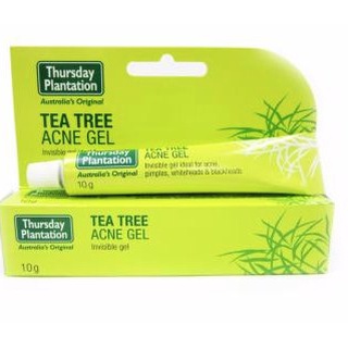 Thursday Plantation Tea Tree Acne Gel 10g. เทริสเดย์ แพลนเทชั่น แอคเน่ เจล เจลแต้มสิว บำรุงผิว