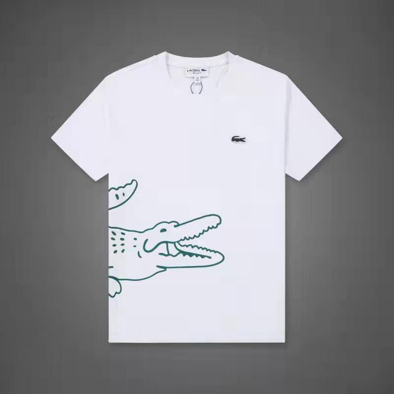 Lacoste Cotton Lelaki T-shirt, Crocodile Pattern, Simple Casual Men and Women Can Wear S-5XL #3