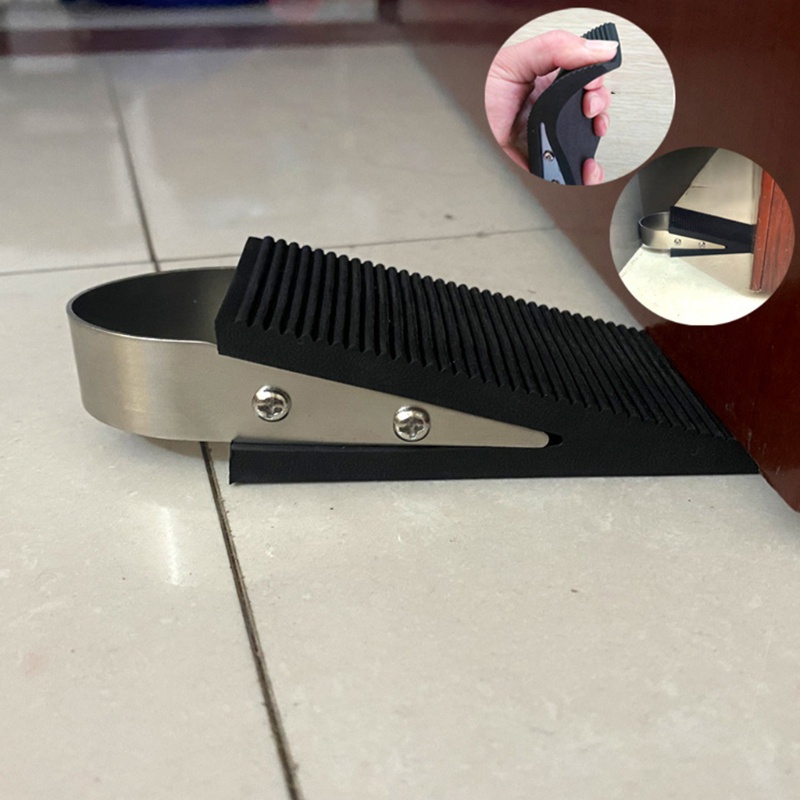 Cozy Door Stop Door Stopper ยาง Heavy Duty Door Stopper Wedge Stopper สแตนเลส