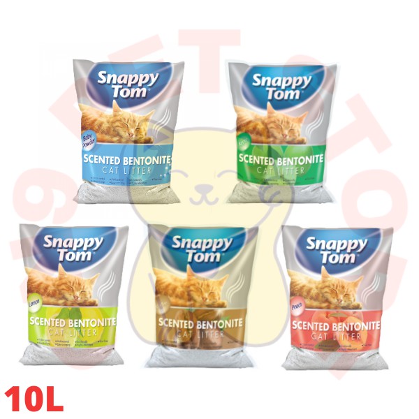 Snappy TOM Scented Bentonite 10L ทรายแมว