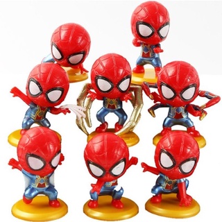 🔥พร้อมส่ง🔥โมเดล สไปเดอร์แมน Spiderman All Series ขนาด 6 ซม. เกรดพรีเมี่ยม งานสวยมาก น่ารักๆ แต่งหน้าเค้กรับรองถูกใจครับ❤