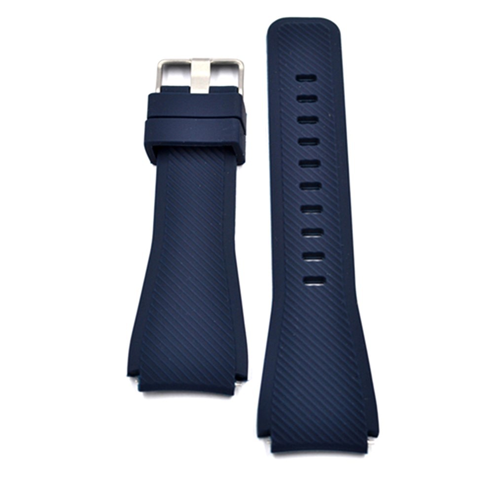 barel แถม สปริง Q uick +เหล็กถอด สายนาฬิกา ยาง ซิลิโคน เข็มขัดแสตนเลส ไซส์ 22 มม R016 22 - รูปที่ 4