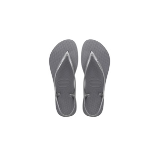 HAVAIANAS รองเท้าแตะผู้หญิง SUNNY II FC STEEL GRAY รุ่น 41457465178GYXX (รองเท้าแตะ รองเท้าผู้หญิง รองเท้าแตะหญิง รองเท้ารัดส้น)