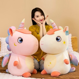 JFMM Cute Unicorn Doll Plush Toy Pillow Large Rag Doll Birthday Gift for WomeninsGirl Heart Doll