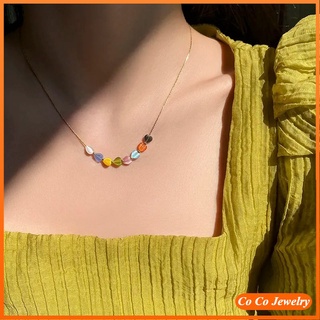 Cocojewelry สร้อยคอโซ่ จี้รูปหัวใจ เรียบง่าย เข้ากับทุกการแต่งกาย แฟชั่นสไตล์เกาหลี