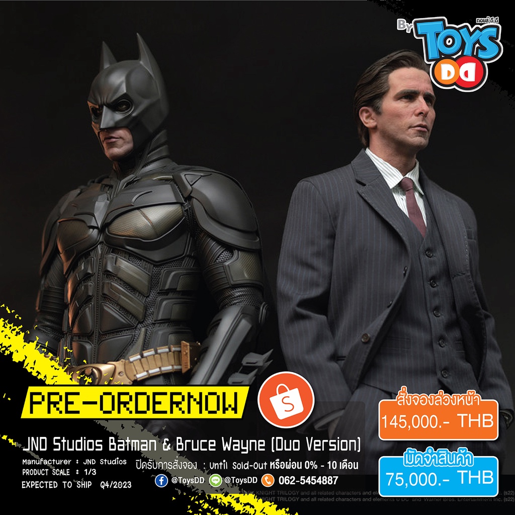 JND Studios Batman & Bruce Wayne (Duo Version) 🔥🔥 Pre-Order 0% 🔥🔥