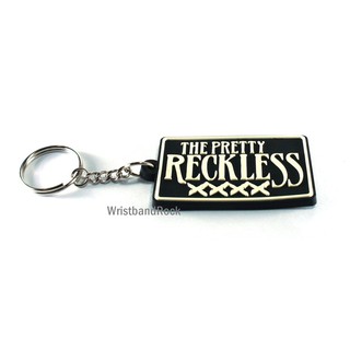 THE PRETTY RECKLESS พวงกุญแจ ยาง เดอะ พริตตี้ เร็กเลส อีโม ร็อค เมทัล PRS228