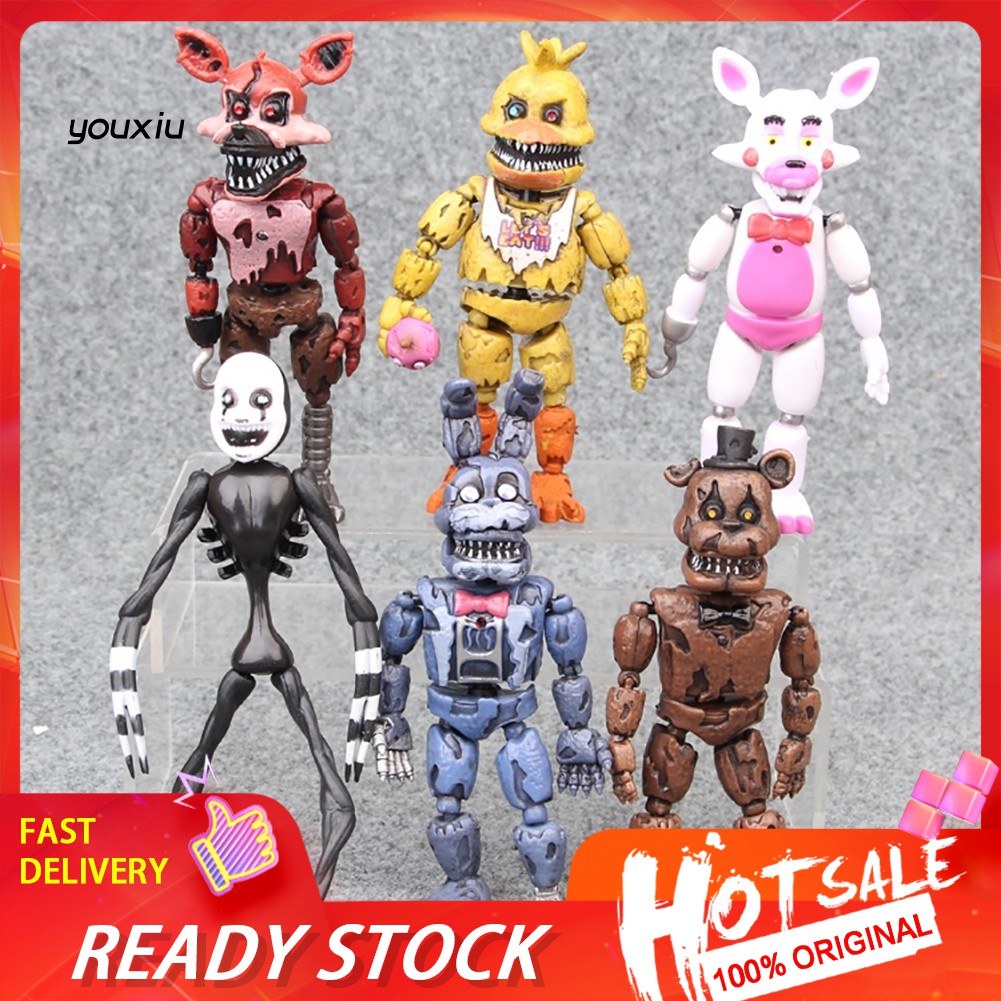 ของเล่นตุ๊กตาฟิกเกอร์ mxwj five nights at freddy ' s funko แบบถอดออกได้