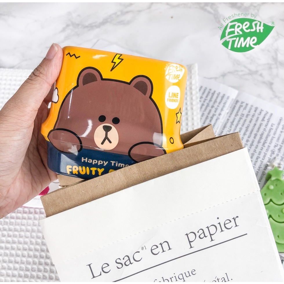 LINE  FRIENDS เจลหอมปรับอากาศมี 3 กลิ่น ปริมาณ 180g.