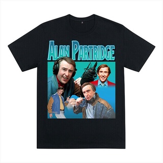 เสื้อยืดโอเวอร์ไซส์เสื้อยืดแขนสั้น พิมพ์ลาย Alan Partridge Homage 90S สไตล์โกธิค เรโทร ตลก ของขวัญวันเกิด สําหรับผู้ชาย