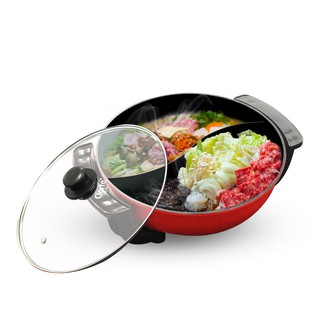 โปรโมชั่น : Clarte หม้อสุกี้อเนกประสงค์เคลืองเทปลอน รุ่น FR-3401