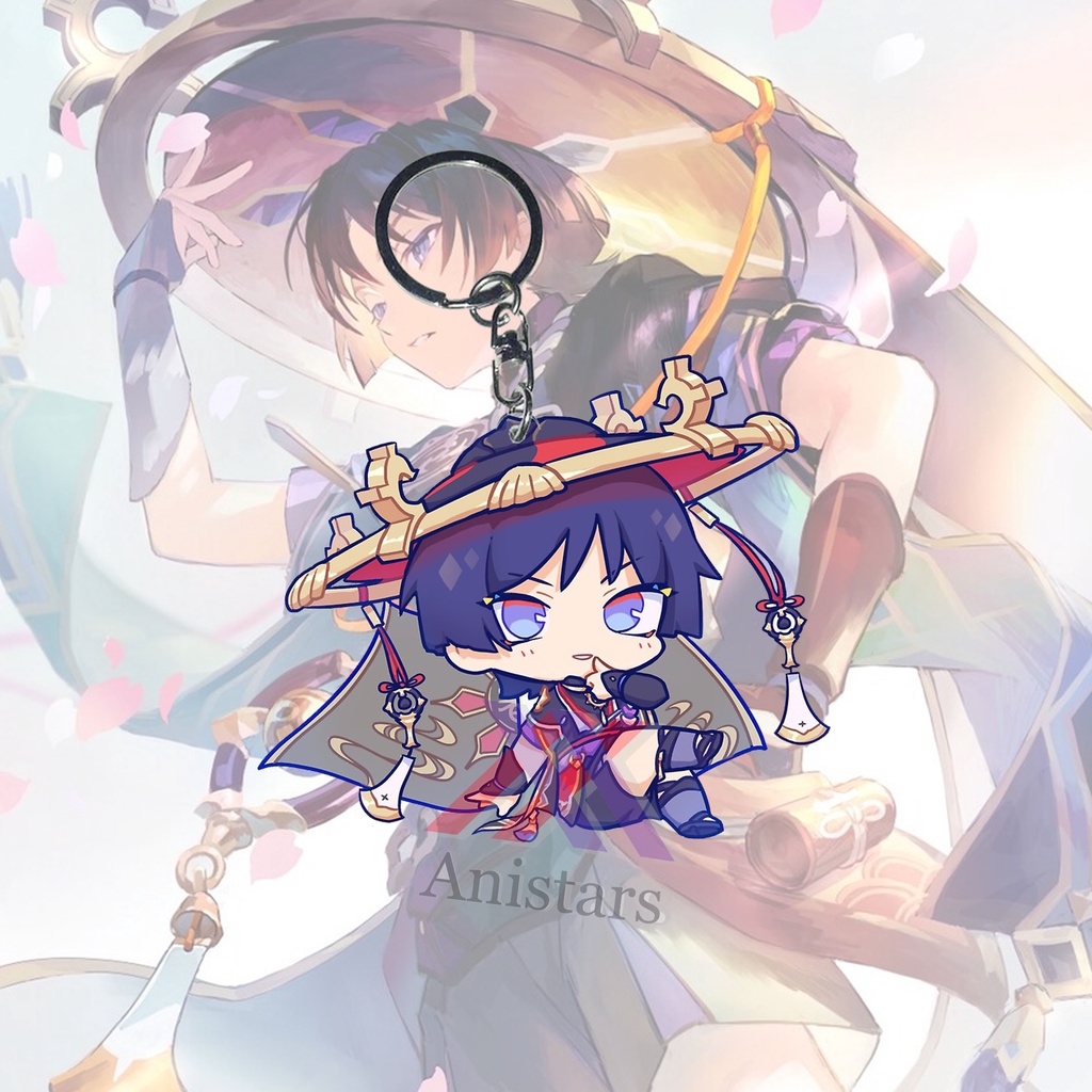 GANTUNGAN Genshin Impact Scaramouche พวงกุญแจ - พวงกุญแจ - ของที่ระลึก - พวงกุญแจอนิเมะ - เกม - พวงก