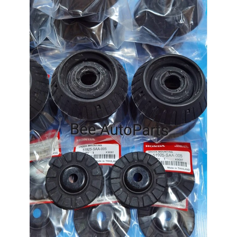ยางรองเบ้าโช๊คหน้า ตัวบน ตัวล่าง HONDA Jazz City ปี2003-2009 ราคา4ชิ้น #51925-SAA-005 #51920-SAA-015