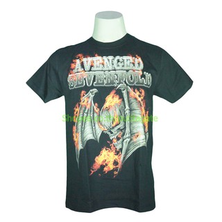 เสื้อวง Avenged Sevenfold เสื้อไซส์ยุโรป อะเว็นจด์เซเวนโฟลด์ A7X PTA1790 เสื้อยืดแฟชั่นวงดนตรี