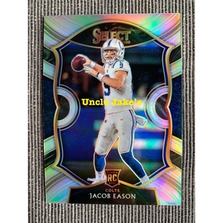 2020 Panini Select Football : NFL Indianapolis Colts - Jacob Eason #48 Silver 📈📈Seahawks Start Quarterback ?