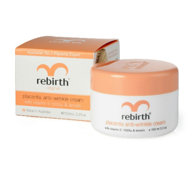 🔥พร้อมส่ง🔥ครีมรกแกะออสเตรเลีย🐑 Rebirth Placenta Anti-Wrinkle Cream With Vitamin E 1000iu &amp; Lanolin 100ml