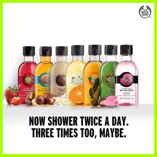 The Body Shop เจลอาบน้ำ ออร์แกนิค ขนาด 250mL ของแท้ มีฉลากไทย