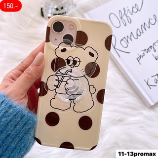 เคส+ไอริง หมีใสจุดน้ำตาล