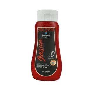 ไซรัปหญ้าหวานสูตร KETO กลิ่นสละ ตราสีสรร ขนาด 320 ml.